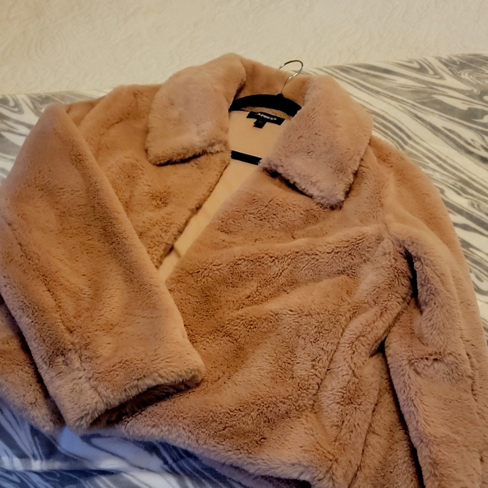 Cozy Pink Jacket from Express